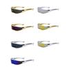 Electroplated Blocking Sunglasses One-piece Mirror Steampunk Sunglasses Vintage Women Eyeglass  Men