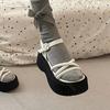 Fashion Roman Sandals Women's 2025 New Summer Thick Bottom Cross Strap Platform Sandal Casual High Heels Solid Heeled Sandals for Women