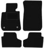 Czarne welurowe dywaniki podłogowe do: BMW 3 E93 kabriolet (2004-2011)