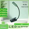 Portable Eye-Protecting LED Clip Light with USB Charging for Student Dorms