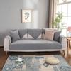 Velvet Non-Slip Waterproof Sofa Cushion Cover - Modern Minimalist Solid Color