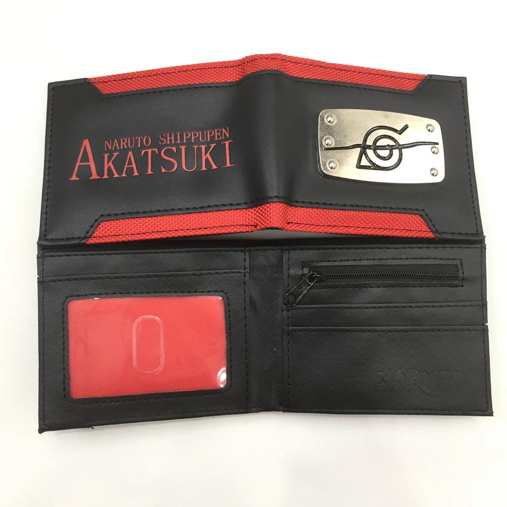 Anime Naruto Silicone Women Men Coin Purse Bank ID Card Holder Premium Card Clip Bag Cartoons Cosplay Short Wallets Toys Gifts