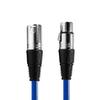 Neewer Audio Cable Set 1 Meter XLR Male To XLR Female Microphone Cables (6 Cables), (Green, Blue, Purple, Red, Yellow, Orange)