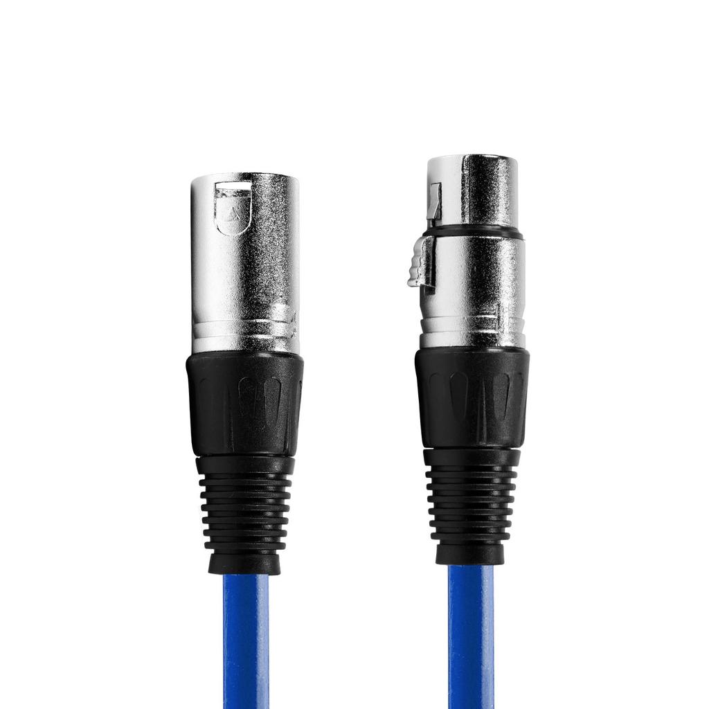 Neewer Audio Cable Set 1 Meter XLR Male To XLR Female Microphone Cables (6 Cables), (Green, Blue, Purple, Red, Yellow, Orange)