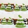 Panda Plush Toy With Double Layer Cake Design For Kids And Gift Giving