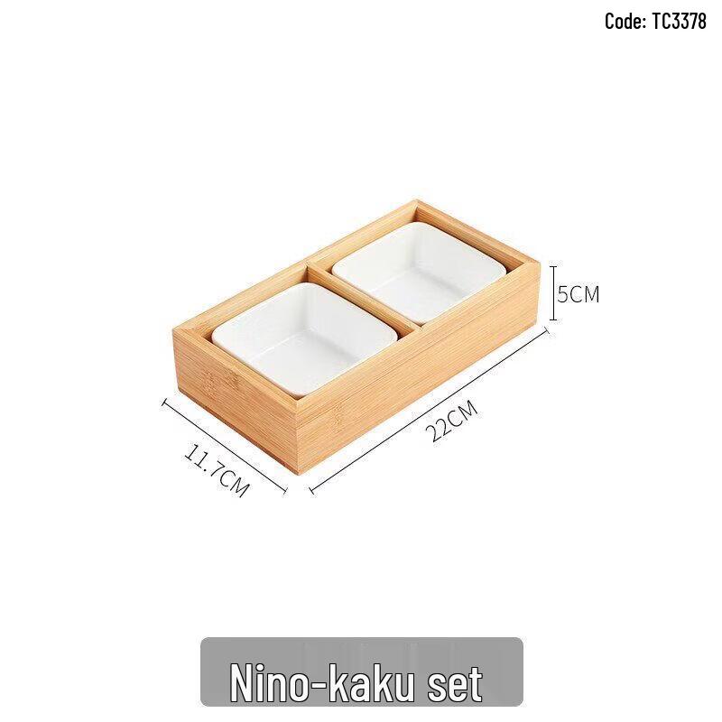 Qiwei Korean Style Wooden Serving Tray
