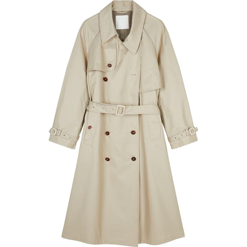 JNBY Women's Classic Cotton Trench Coat