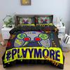 Gamepad Polyester Duvet Cover Set Colourful Button King Play Gamer Bedding Set Kid Teen Man Video Game For Child Game Room Decor