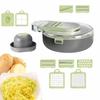 With Drain Basket Multifunctional Vegetable Cutter Hand Guard Kitchen Slicer  for Onion