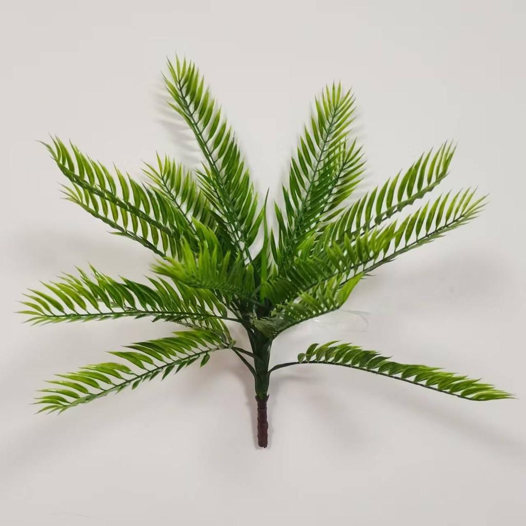 

Artificial Plant Dypsis Lutescens Leaf Wall Decor For Home Interior Light Green