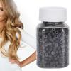 Hair Extension Ring Loops Silicone Lined Micro Beads Links Aluminum Hair Extension Tool3# Dark