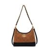 New Diamond Chain Women's Bag Fashion Splicing Shoulder Bag Texture Messenger Bag Women's Tide