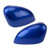 1Pair Blue Rearview Mirror Indicator Light Cover For Ford Fiesta MK7 2008~17