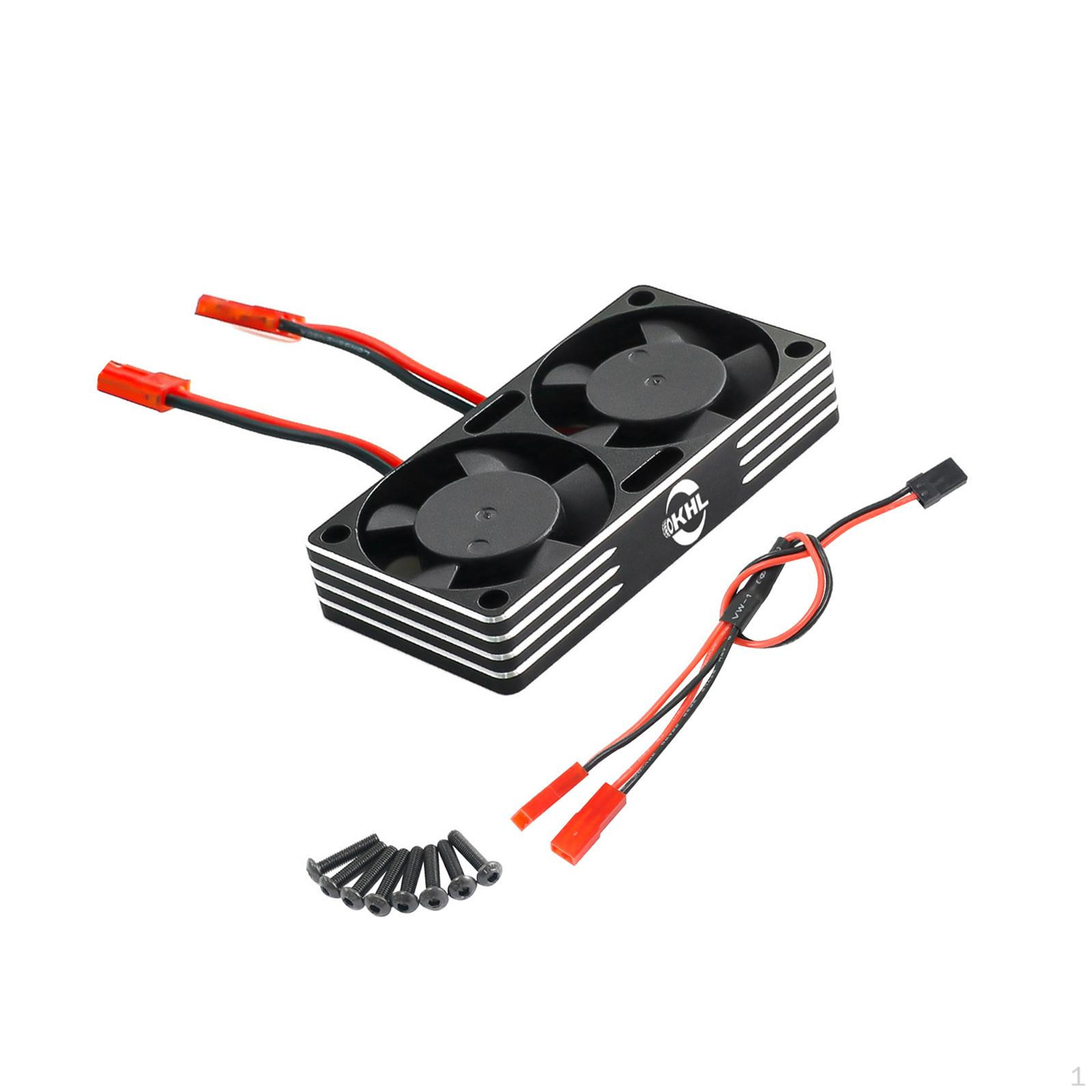 

Motor Cooling Fan Kit for Large Scale RC Vehicles чорний