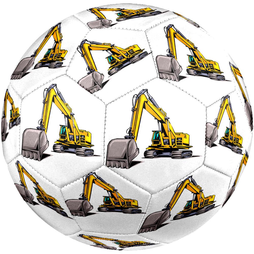 Excavator Theme Size 5 Soccer Ball, Suitable for Both Indoor and Outdoor Matches, a Gift Suitable for Everyone.