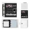 25 Envelopes Money Saving Challenge Binder Mini Cash Saving Budget Book to