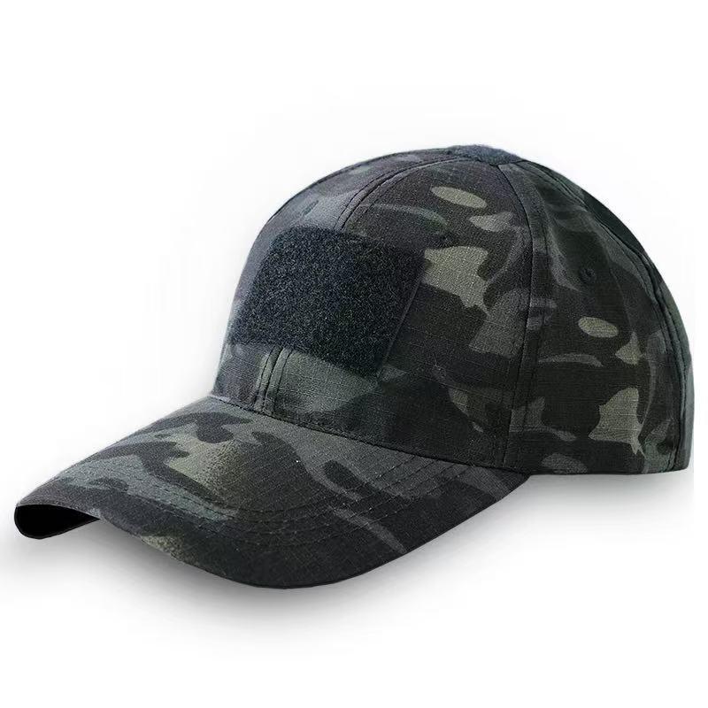 Unisex Wide-Brim Camouflage Cap - Outdoor Military, Work & Utility Style for Summer & Spring/Autumn