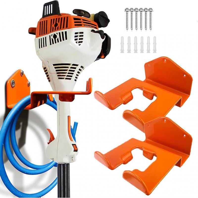 Heavy Duty Cradle-Hook Anti Slip Firm String Trimmer Holder for Gardens Power Tool