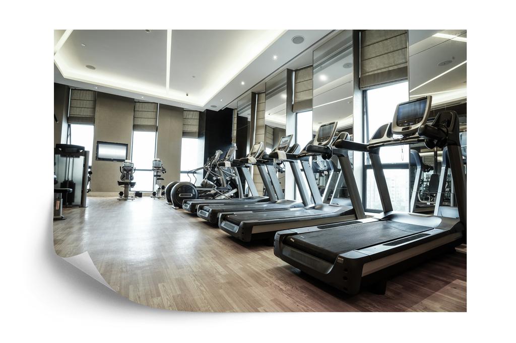 Photomural Modern Fitness Club Washable Fleece 416x290