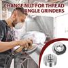 5/8"-11 Thread Angle Grinder Adapter with Pressure Plate Stainless Steel Thread Adapter for Angle Grinder Disc Grinder Tool