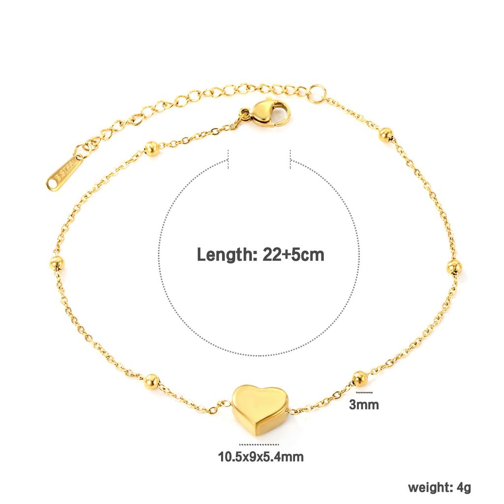 Fashionable Cross Ankle Bracelet Fade Resistant Minimalist Elegant Women Foot Jewelry