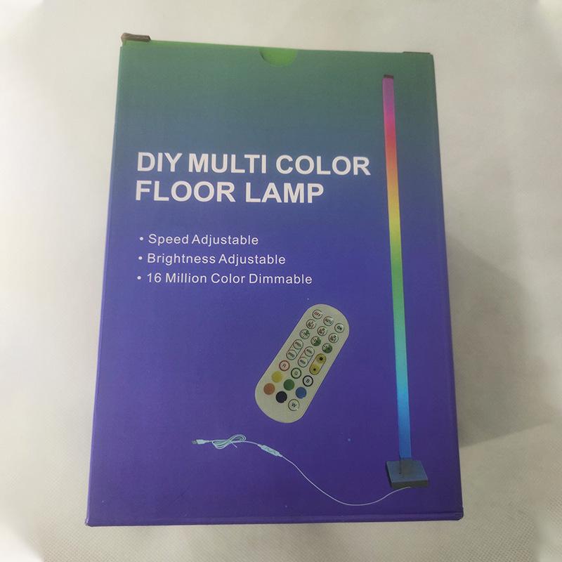 Sprachgesteuerte RGB-Sound-Pickup-Eckleuchte - Intelligentes Stimmungslicht für Musikrhythmus in Spielzimmern und Schlafzimmern