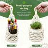 Cotton Hanging Basket Boho Fruit Net Bag Macrame Wall Plant Hanger  Home Garden Decor Accessories