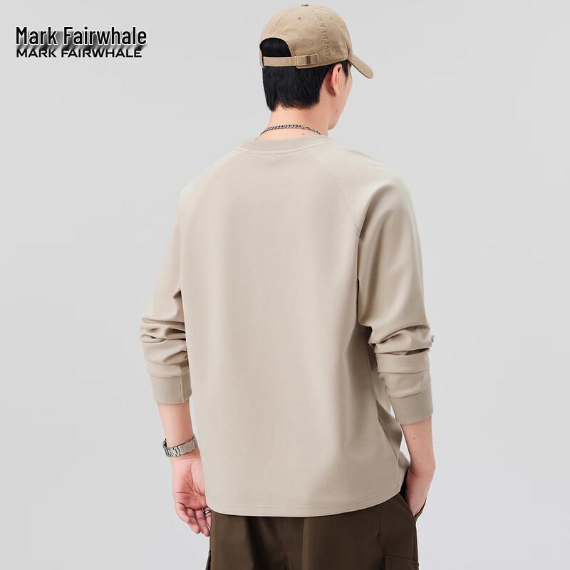 Mark Fairwhale Men's American Style Crew Neck Sweatshirt