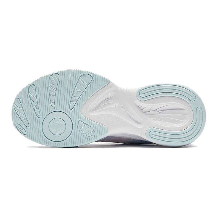 Anta Kids Comfortable Breathable Durable Low-Top Running Shoes Kids Sneakers White Blue 322435501-2