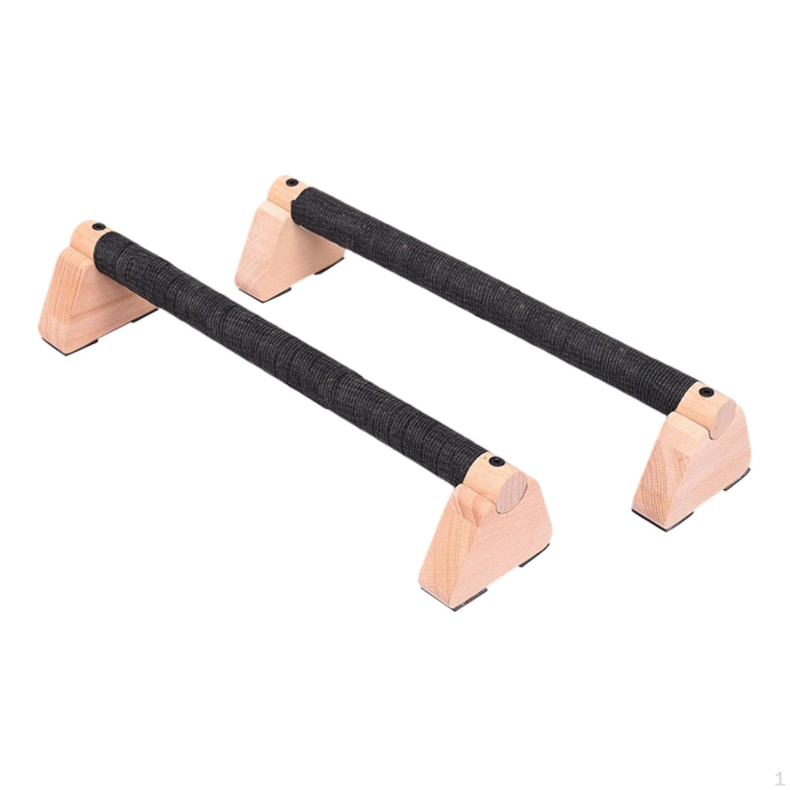 

2 шт. Брусья для отжиманий Упражнения Кронштейны Прочная конструкция Принадлежности Портативные ручки Отжимания 30cm