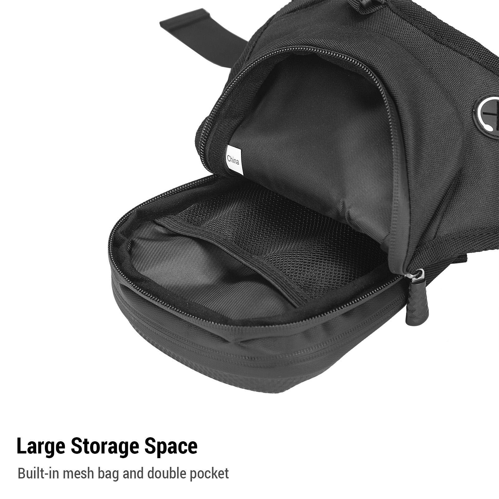 EVA Hard Shell Мотоциклетная боковая сумка для ног Водонепроницаемая уличная повседневная — фото 3