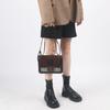 Coach Alie 23 Magnetic Closure Design Fabric And Leather Messenger Bag Small Crossbody Shoulder Bag Medium Women Bags Brown C3756-B4S0M