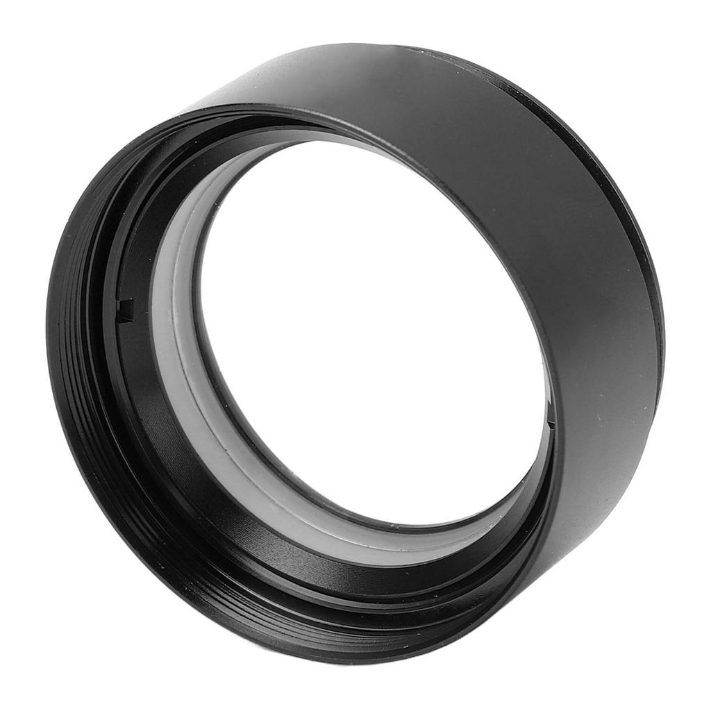Microscope Auxiliary Objective Lens High Transmittance Anti Blue Stereo Microscope Auxiliary Objective Lens 0.7X Black
