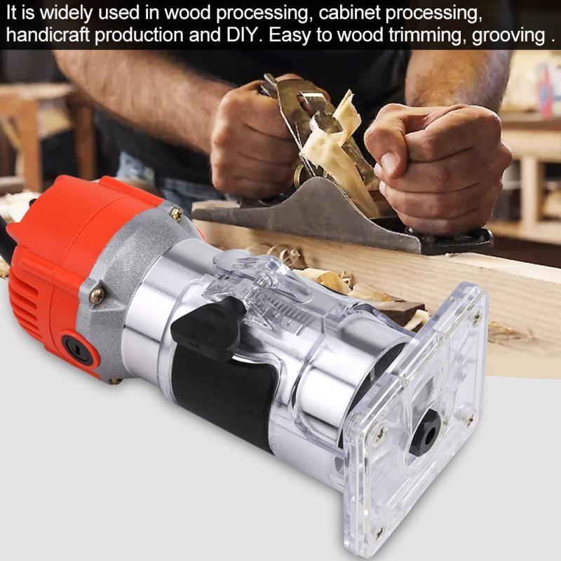 Trim Router Edge Electric Woodworking Engraving Machine Carpentry Wood Edge Repair Milling Cutter