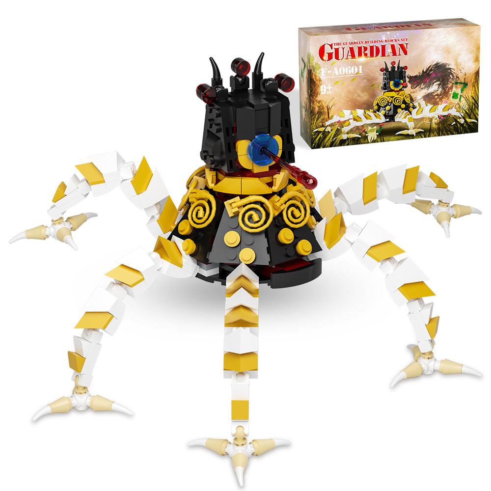 MOC Ruins Guardian Model Building Blocks Game Character Action Figure Construction Bricks Educational Toys Birthday Gift