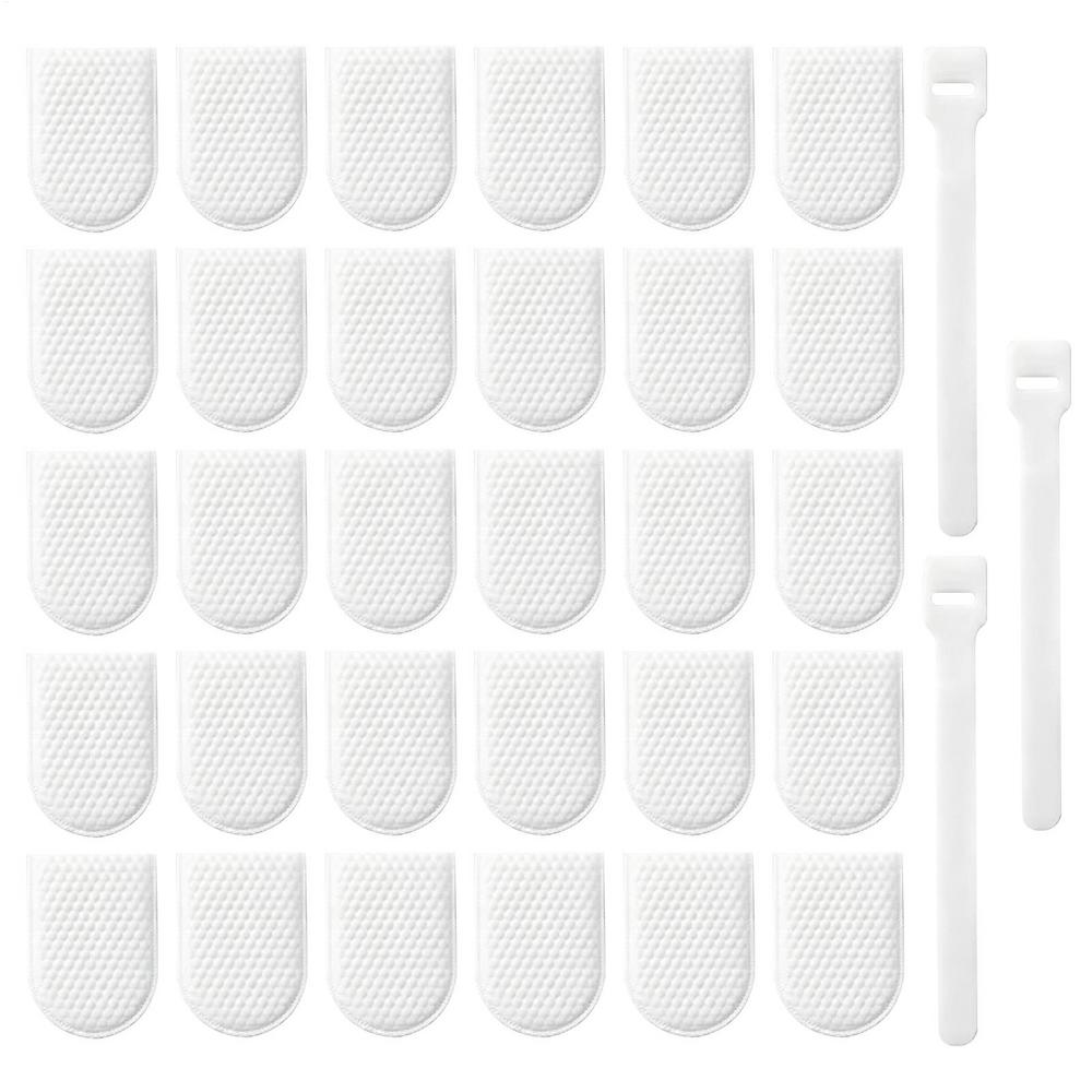 30Pcs Universal Faucet Filter Cotton Bag Anti-splash Thickened Faucet Filter with T-strap Tap Water Filter Bag