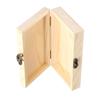 With Lid Lock Tea Boxes Wooden Storage Box Decorative Trinket Case Jewelry Box Clamshell Box