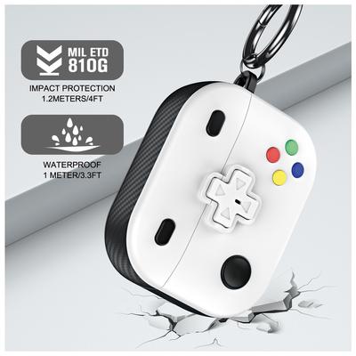 Capa criativa para AirPods Pro2 3 2 1 Pro com chaveiro à prova de choque para fones de ouvido sem fio