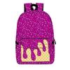Ice Cream Backpack, Cute Large Capacity Shoulder Backpack, Ice Cream Backpack Boys Ice Cream Drip Backpack