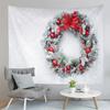 Christmas Tree Tapestry with Lights,Holiday Party Tapestry Wall Hanging Tapestries Gifts for Xmas Decor,Birthday and Room Decor