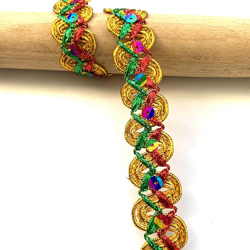 4m/13.12ft Each Pack Lace Sewing Trims 2.5cm Wide Ribbons Curtain Accessory Handmade DIY Craft Flower Bra Dress Gowns Decoration