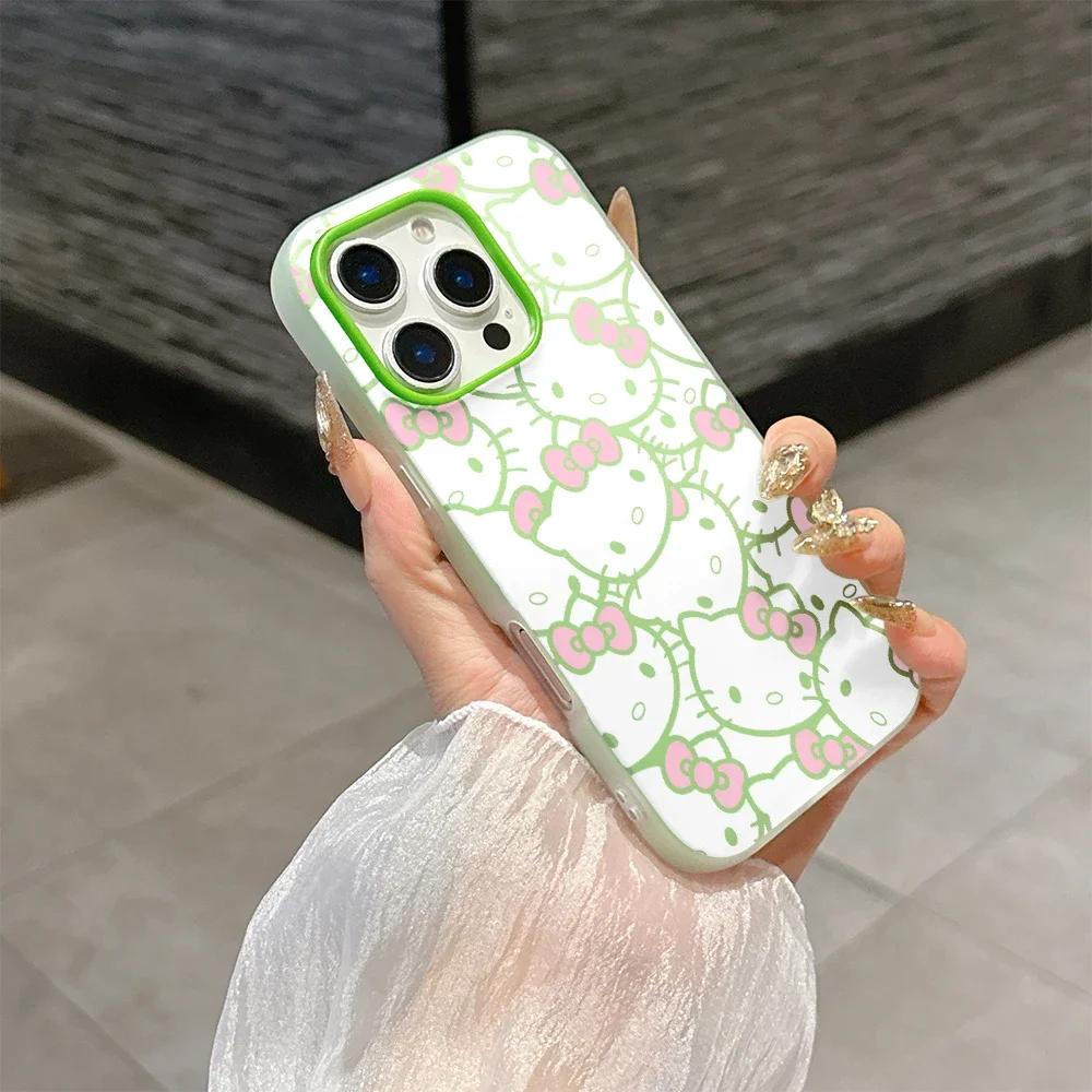 2 IN 1 Hello Kitty Case For Motorola Moto Edge 50 FUSION NEO 60 Pro G84 G64 G54 G73 G24 E13 G14 G23 5G Phone Cover Lovely Candy