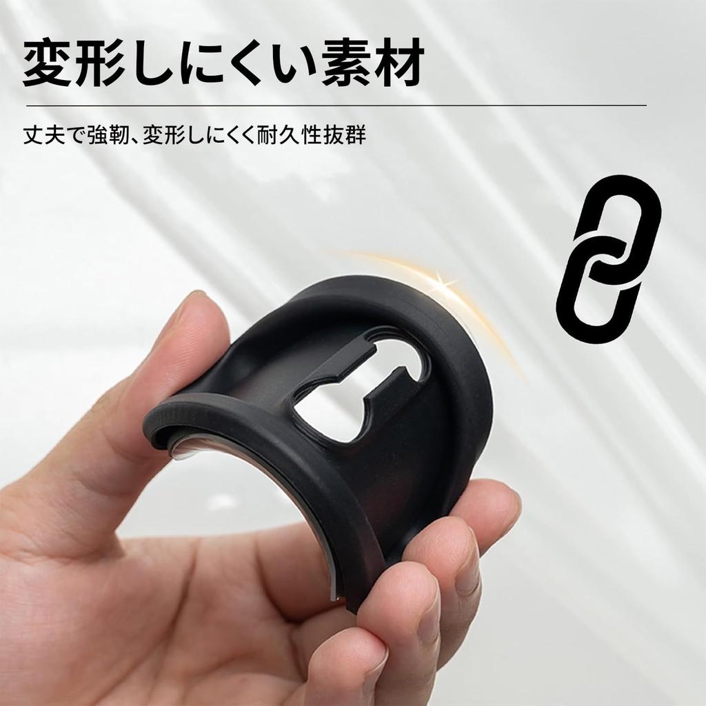 Set of 4 Black Car Door Lock Silicone Door Easy Protective Buckle Universal Fit for Cars Covers, Strikers, Anti-Rust, Installation, Decorative,