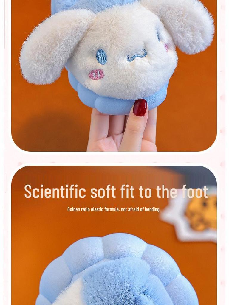 New Autumn/Winter Cartoon Kids' Cotton Slippers - Adorable Non-Slip Parent-Child Home Shoes
