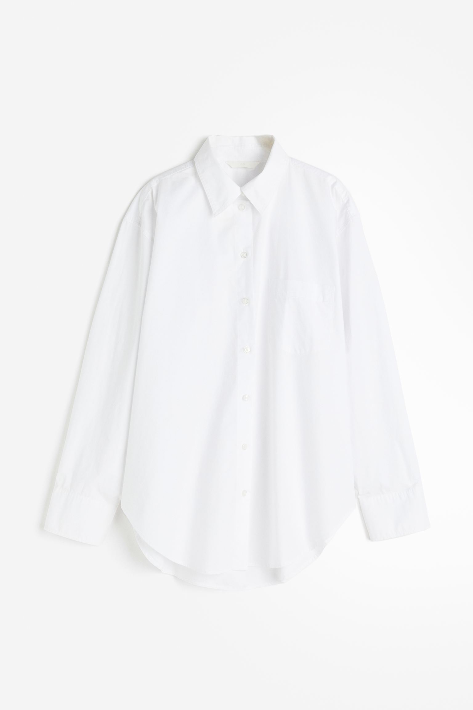 

Oversized poplin shirt