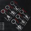 Simple Personality 26 Letters Versatile Keychain European and American New English Creative Luggage Keyring