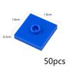 Building Up Block Parts 50Pcs Works with 23893 87580 DlY Bricks 2x2 with 1 Stud Dots Changeover Catch Designed For Educational Toy Imaginative Play