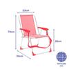 Folding Chair - Marbueno - Coral - Aluminum - Modern Design - Foldable