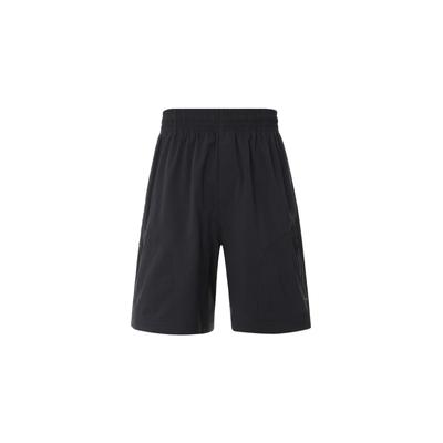 Solid Color Loose Fit Drawstring Casual Shorts Men Shorts Black 1385514-001