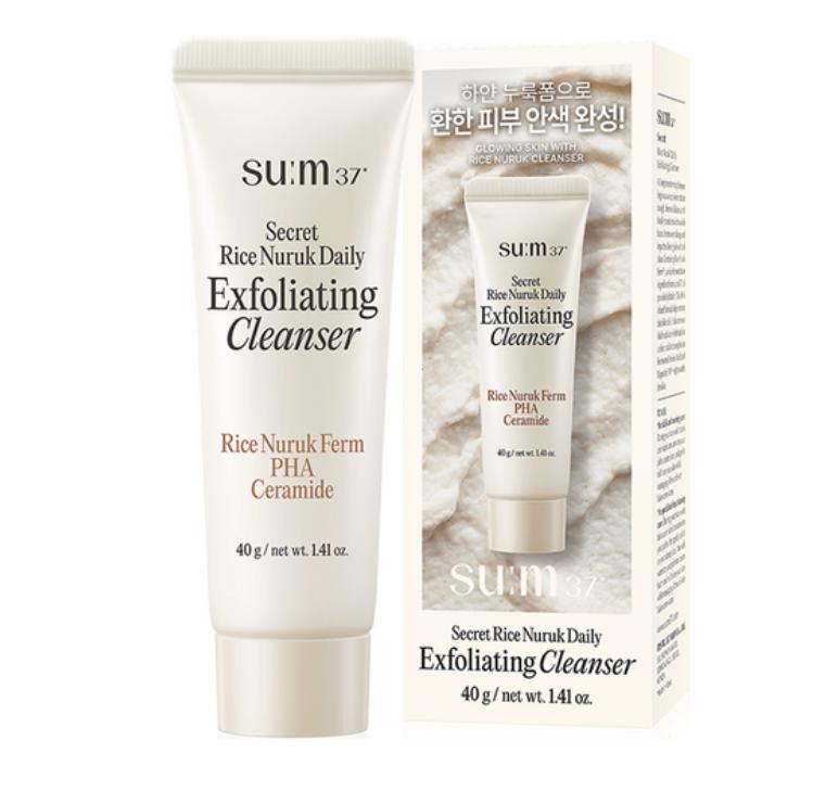 

SUM37 Секретный рисовый пилинг-пенка Нурук 40 г – Отшелушивающий и осветляющий 1 ea